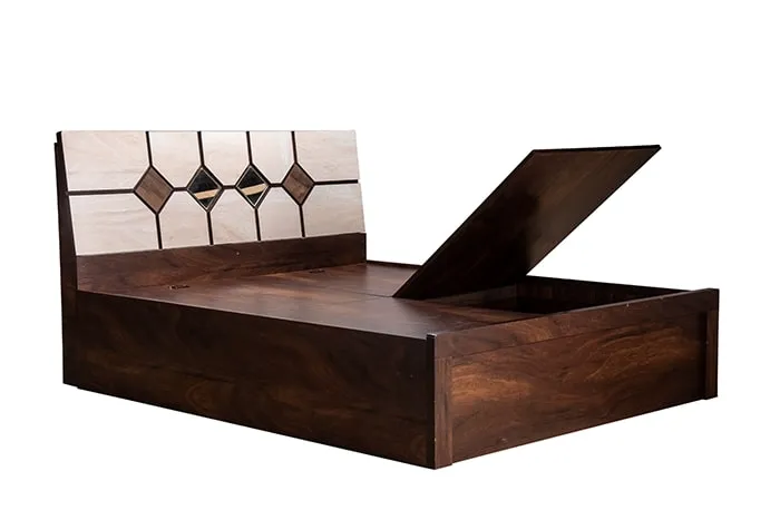 VIVDeal Jungle Light & Dark With Diamond Cut Head Queen Bed